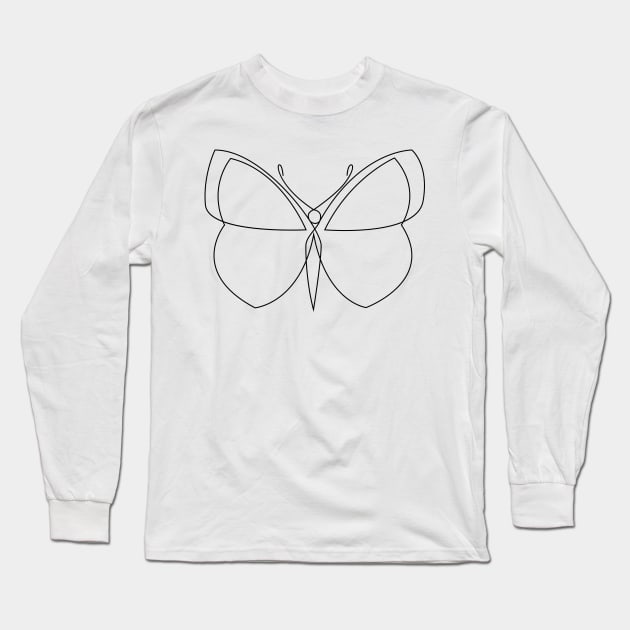 Butterfly 19_LB2 Long Sleeve T-Shirt by addillum